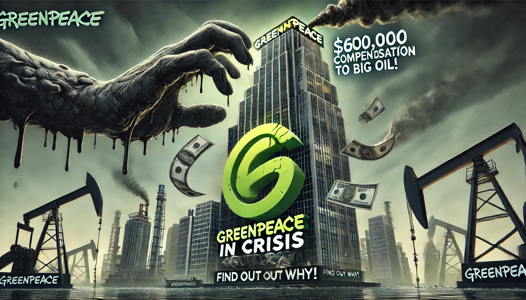 Greenpeace in crisi: 600.000 dollari di risarcimento alla potente multinazionale del petrolio! Scopri il motivo!